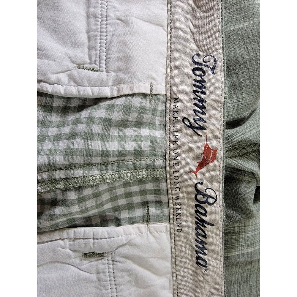 Tommy Bahama Men's Green Plaid Shorts - sz 36 - Picture 6 of 7